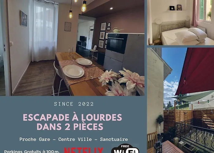 Escapade A Dans Beau T2 Avec Terrasse - Proche Gare Et Centre * לורדה